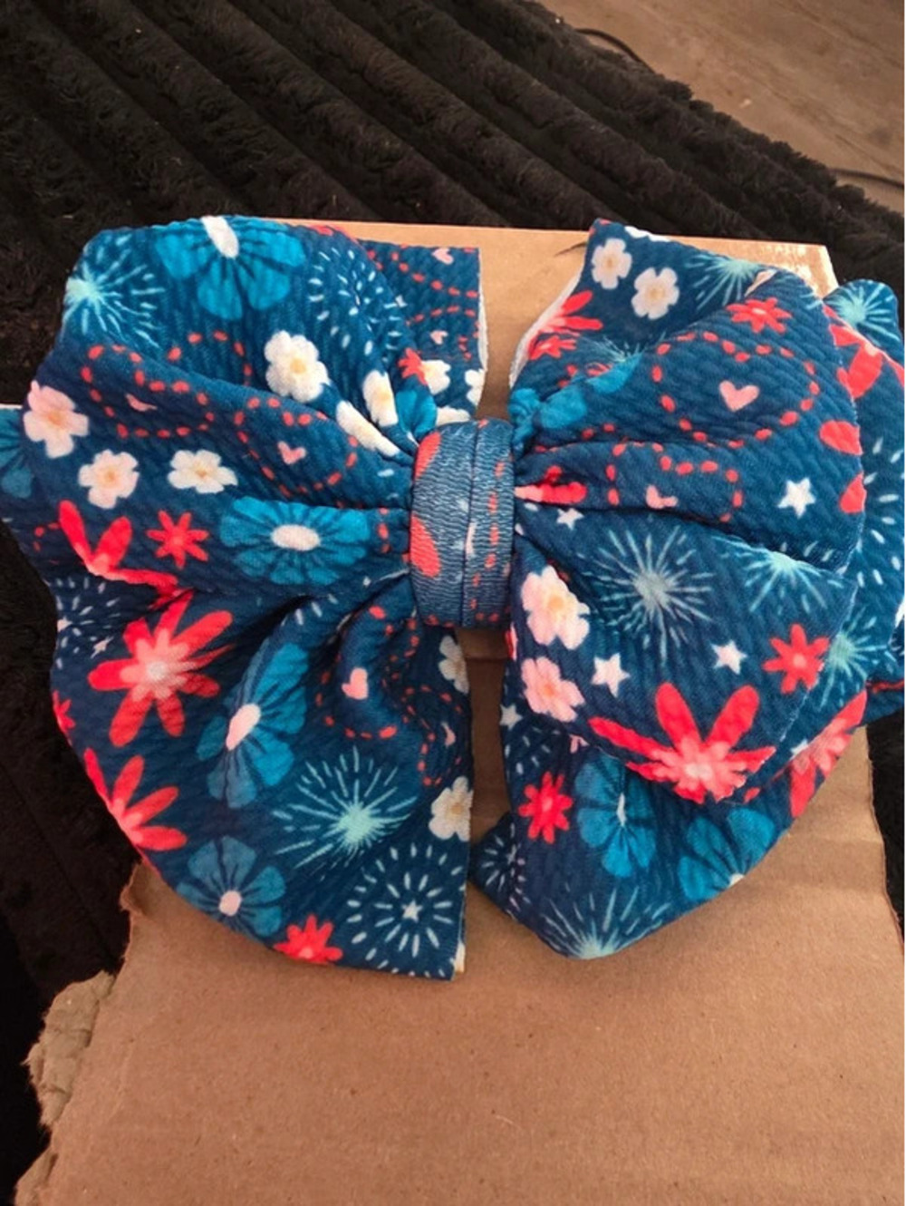 Baby floral headwrap/bow